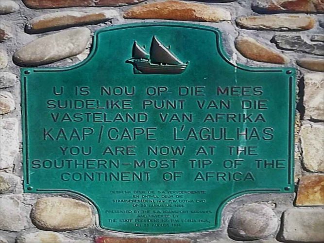 Cape Agulhas - Southernmost Tip Monument