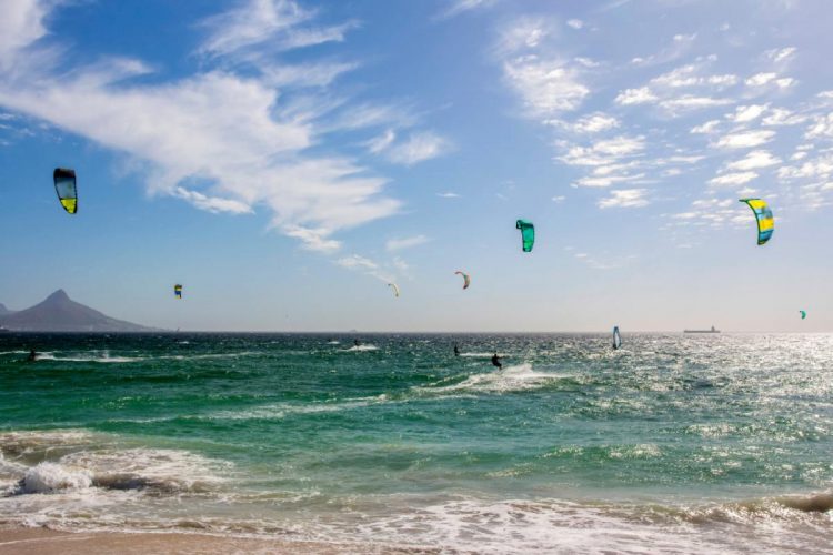 Kite Surfing in Table View