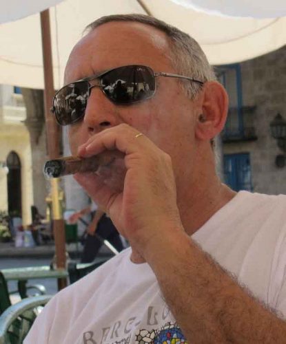 Cuba Enjoying a cigar