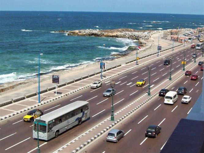 Egypt - Alexandria - Beach Front Main Road