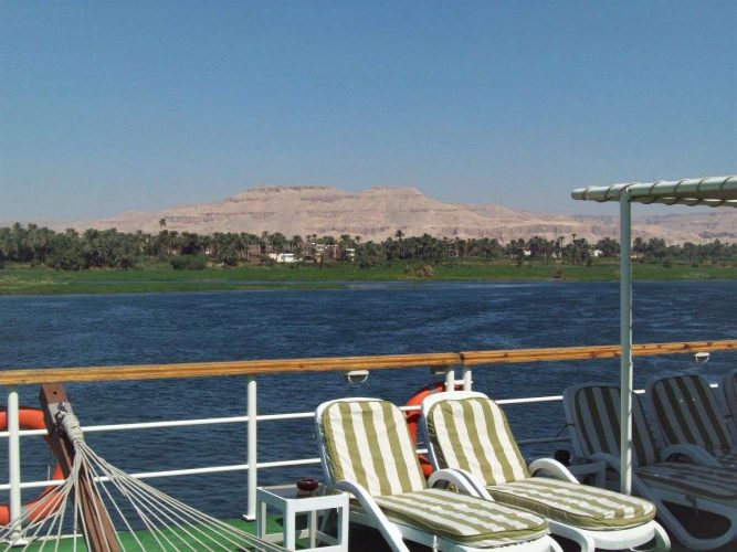 Egypt - Sailing along the Nile River on our river boat