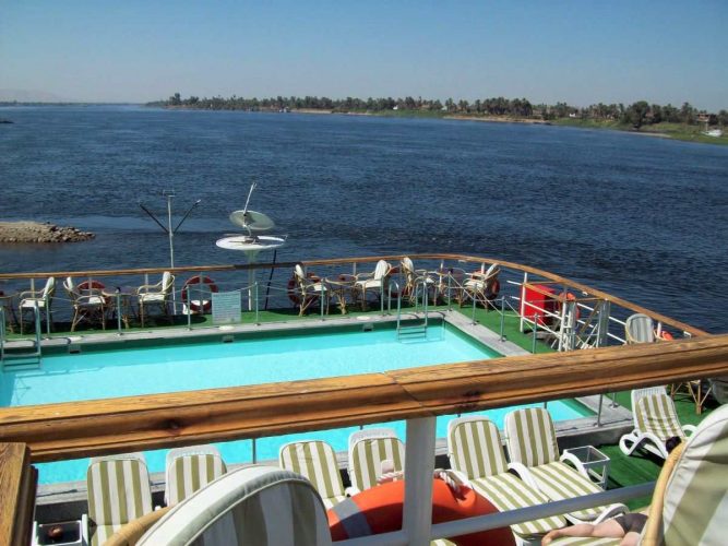 Egypt Swimming Pool on River Boat