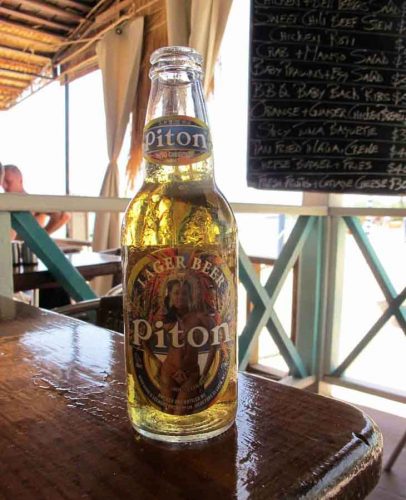 St Lucia Piton Larger Beer