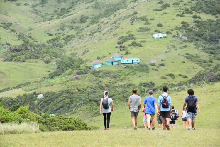 Hiking trails are popular in the Wild Coast area