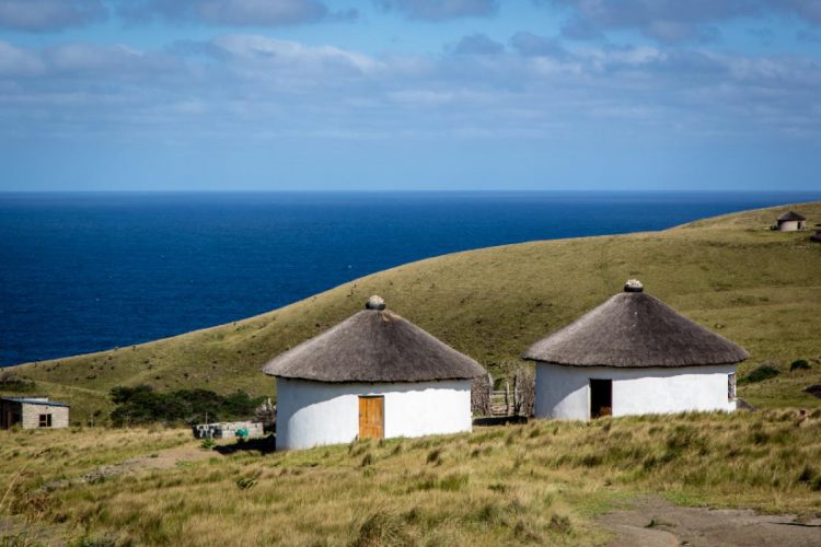 Traditional rondawel huts of the locals